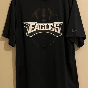 NFL Dri-FIT Team Apparel Tee - Black with White Print XL